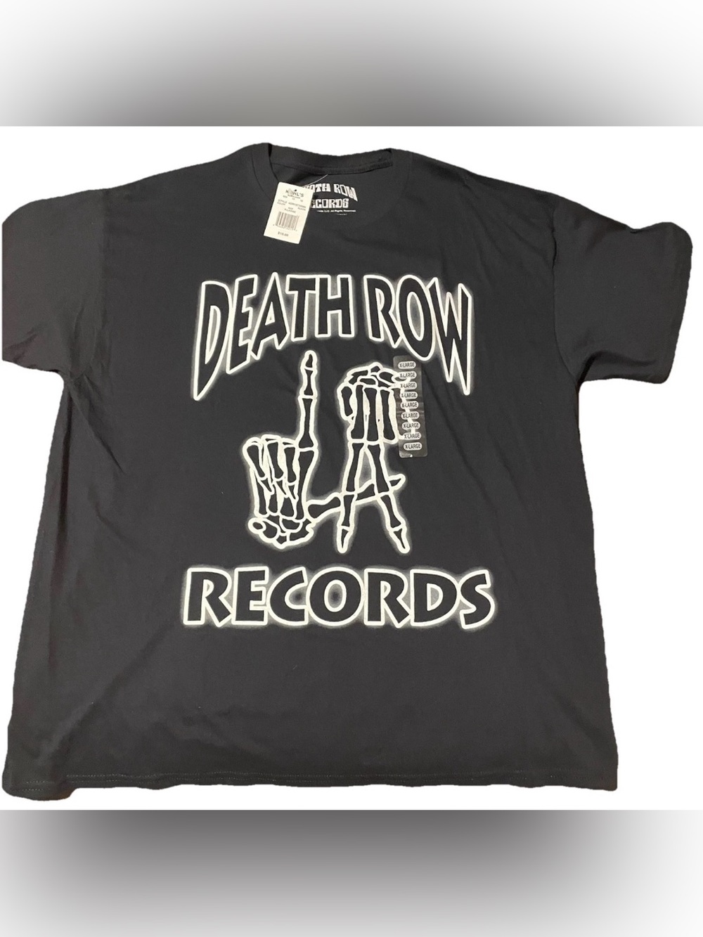 Death Row Records Black Graphic Tee
